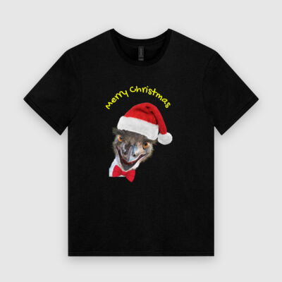 Santa Emu Men's Lightweight Tee Thumbnail