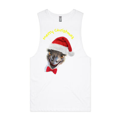 Santa Emu Men's Tank Thumbnail