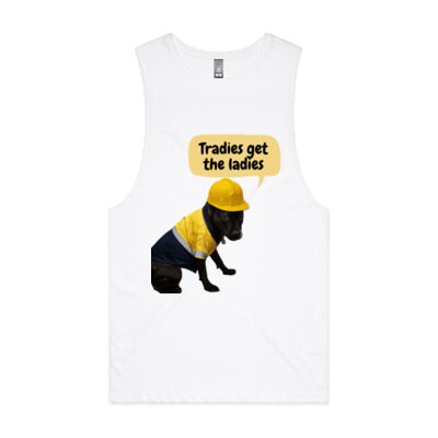 Staffy Tradie Men's Tank Thumbnail