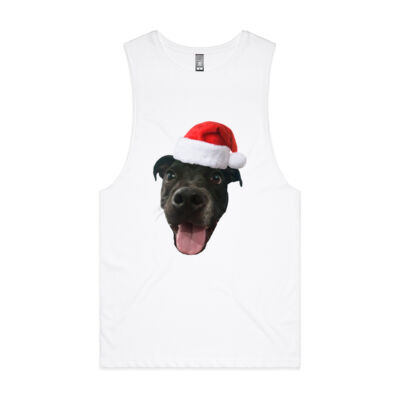 Staffy Christmas Mens Tank Thumbnail