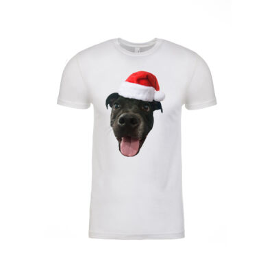 Staffy Christmas Men's Cotton Tee Thumbnail